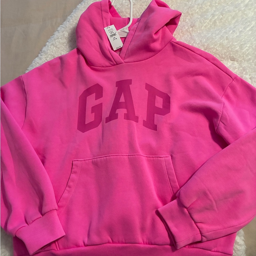GAP Vibrant Pink Pullover Hoodie (kids)